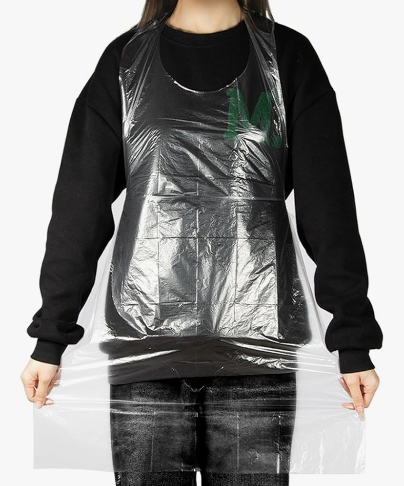 100 disposable aprons
