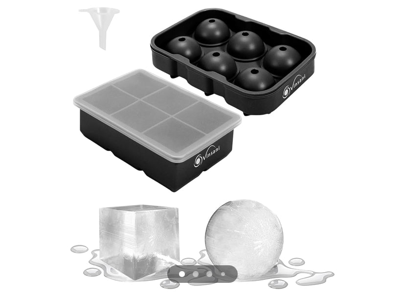 Ice block and globe mould twin pack