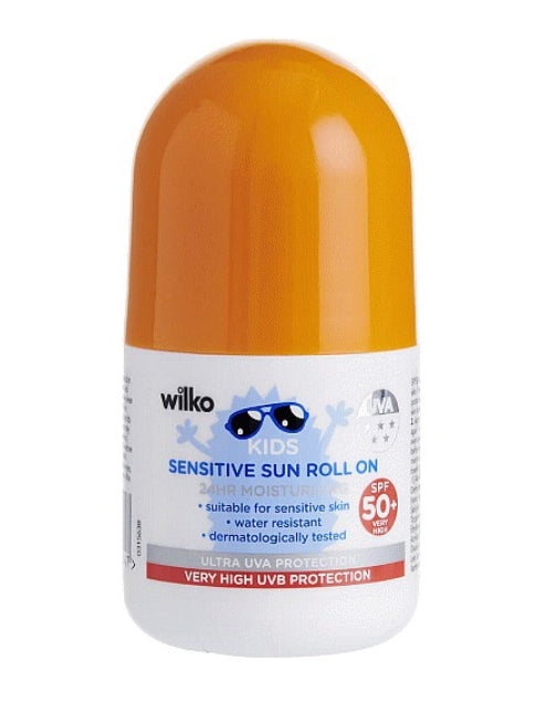 Wilko sensitive kids roll on suncream  - manufactured 2023 , use by 12 months after opening