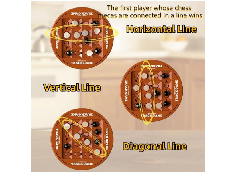 Orbital logic chess game , similar to connect four