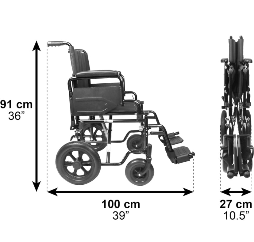 PEPE wheelchair, brand new in battered box - all details on pictures RRP £149