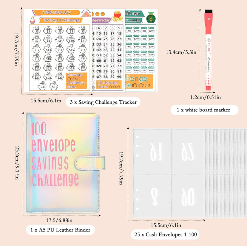 100 Envelope Challenge Set