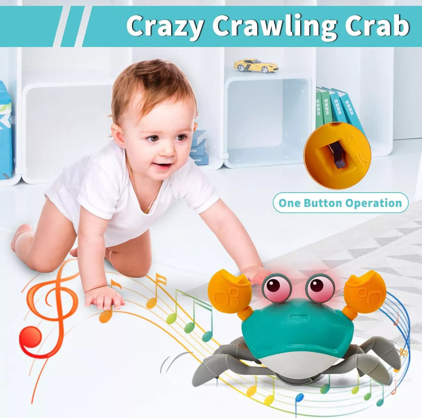 Rechargeable running , singing crab toy - no boxes