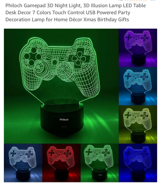 PlayStation controller 3D lamp (KB)