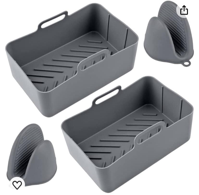 Twin Airfryer silicone liner set