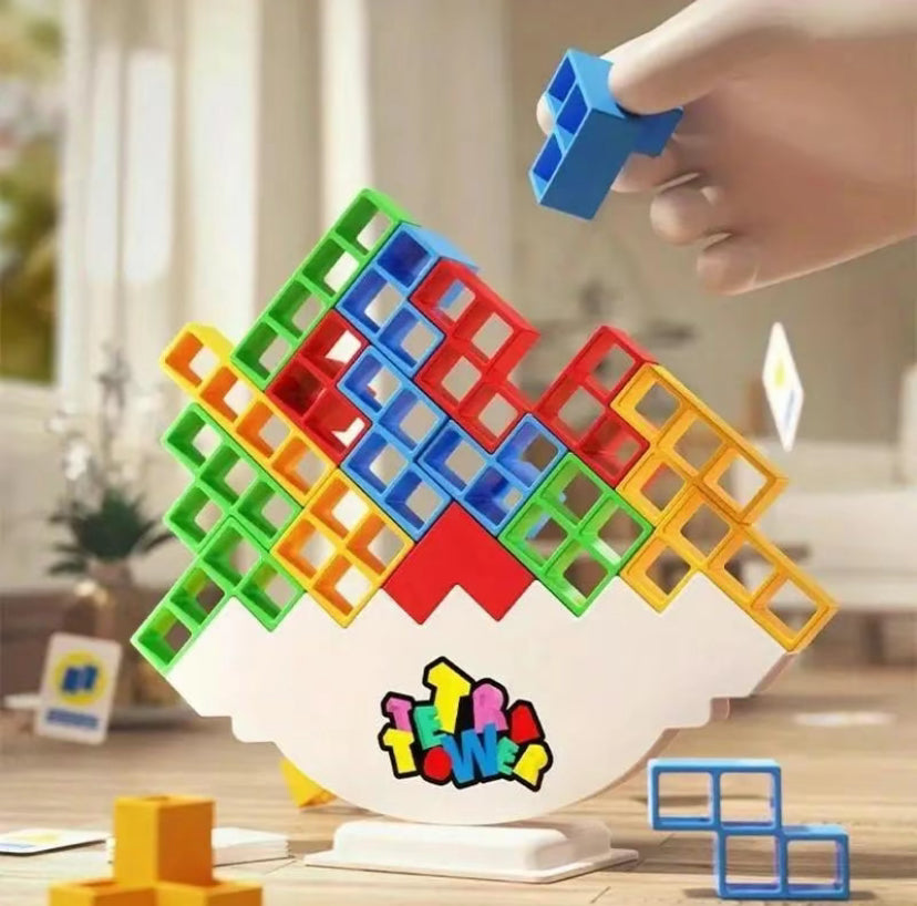 Tetra tower 48pcs early learning balance game