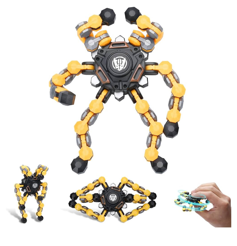 Transformer fidget toy / spinner 3 colours to collect