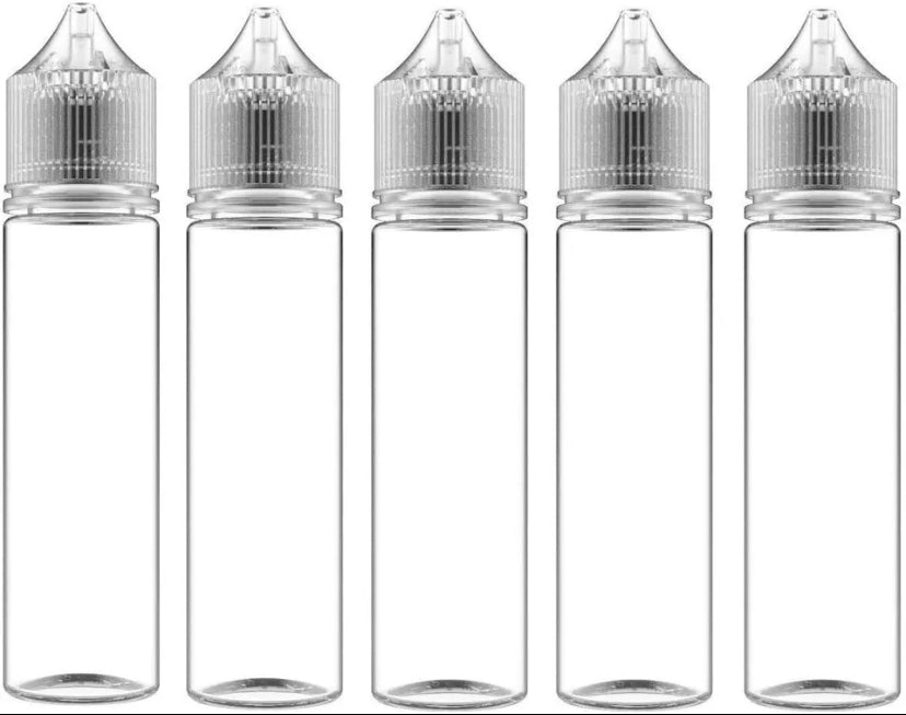 10 pack chubby gorilla empty vape bottles 60ml - also suitable for crafts