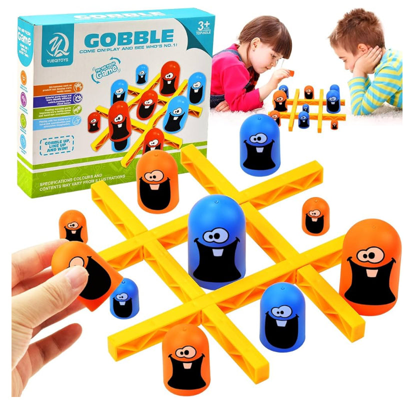 Gobble game - similar to noughts and crosses