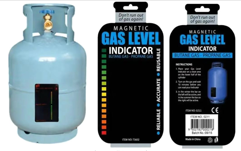 1 x Magnetic Gas bottle level monitor - some have tatty packaging