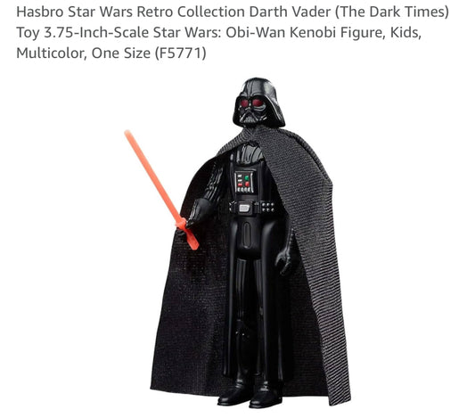 Star Wars Garth Vader collectible - packaging not great