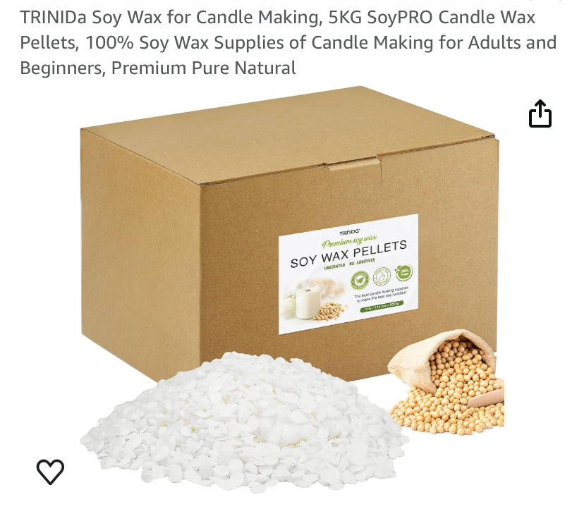 5kg Soy Wax beads RRP 39.99