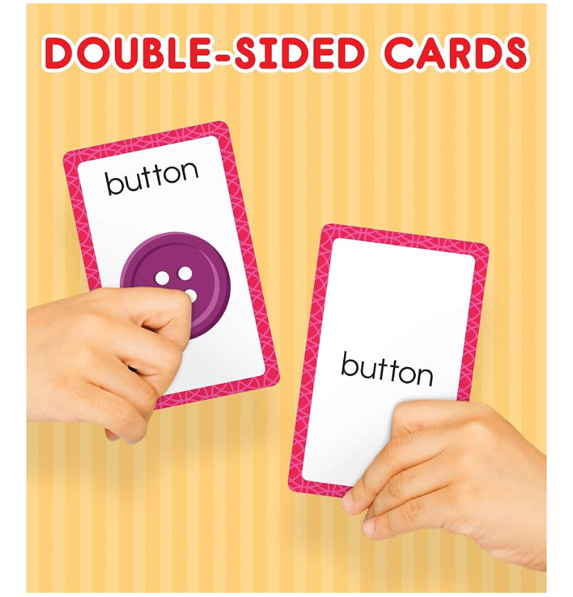 Carson Dellosa First Words Flash Cards for Toddlers 2-4 Years,