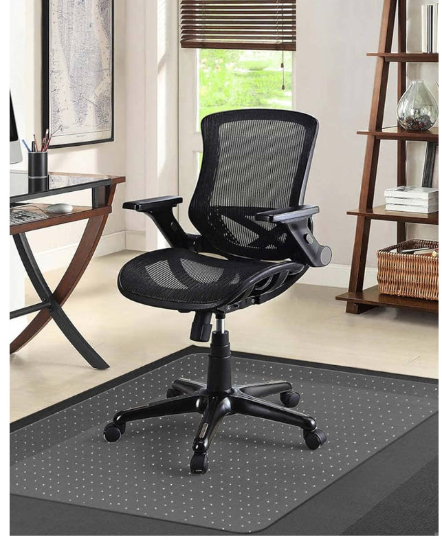 KALAHOL PVC Office Chair Mat for Carpet Floor, 90x120 cm (3'x4') Non-slip Carpet Protector