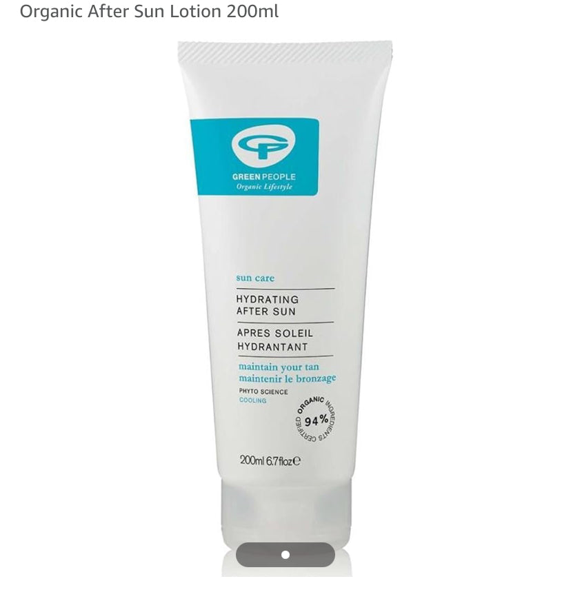 Organic after sun lotion RRP £24