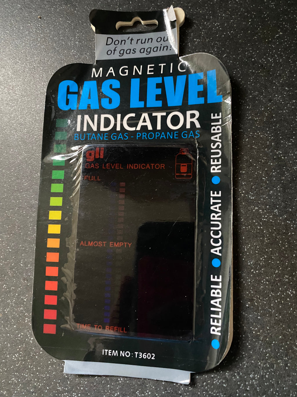 1 x Magnetic Gas bottle level monitor - some have tatty packaging